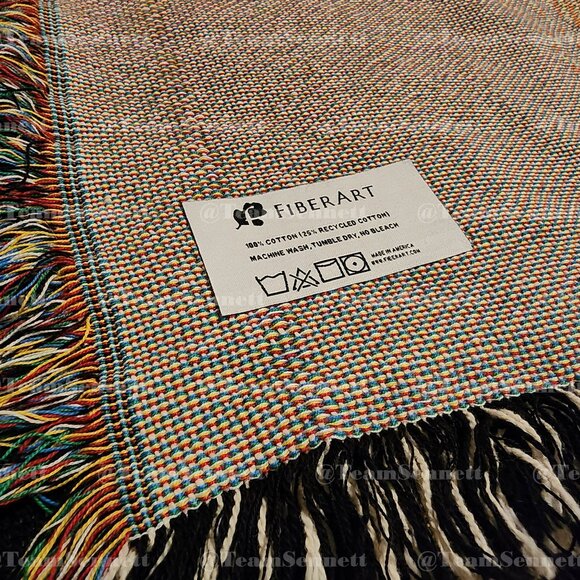 Dead & Company Cotton Woven Throw Blanket / Dead Forever 2025 Sphere Residency - Picture 8 of 11